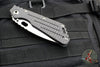 Strider SMF Folder- Hand Ground Tanto Edge- Double Flamed Titanium- Stonewash Magnacut Blade