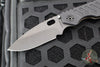 Strider Knives SMF- Drop Point- Shot Show 2025- Veni Vidi Vici- Black Slotted Aluminum And Flamed Ti- Black Magnacut Blade