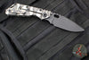 Mick Strider Performance Series SMF Folder- Drop Point- Slotted Ghost Flamed Titanium Handle- Black Magnacut Blade