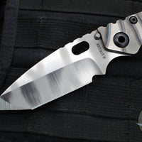 Mick Strider Performance Series SMF Folder- Tanto Edge- Slotted Ghost Flamed Titanium Handle- Ghost Flamed Magnacut Blade