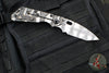 Mick Strider Performance Series SMF Folder- Tanto Edge- Slotted Ghost Flamed Titanium Handle- Ghost Flamed Magnacut Blade