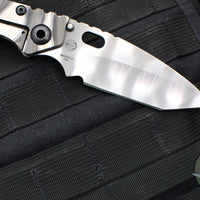 Mick Strider Performance Series SMF Folder- Tanto Edge- Slotted Ghost Flamed Titanium Handle- Ghost Flamed Magnacut Blade