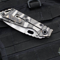 Mick Strider Performance Series SMF Folder- Tanto Edge- Slotted Ghost Flamed Titanium Handle- Ghost Flamed Magnacut Blade