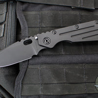 Mick Strider Performance Series SMF Folder- Black Slotted Titanium Handle- Black Finished Magnacut Blade- Black Hardware