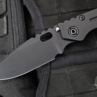 Mick Strider Performance Series SMF Folder- Black Slotted Titanium Handle- Black Finished Magnacut Blade- Black Hardware