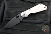 Strider Knives SnG- Drop Point- CC Performance- Stonewashed Titanium Handle- Black Blade