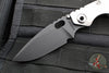 Strider Knives SnG- Drop Point- CC Performance- Stonewashed Titanium Handle- Black Blade