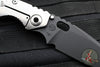 Strider Knives SnG- Drop Point- CC Performance- Stonewashed Titanium Handle- Black Blade