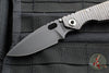 Strider Knives SnG- Drop Point- CC Performance- Double Flamed Titanium Handle- Black Blade V4