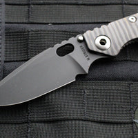 Strider Knives SnG- Drop Point- CC Performance- Double Flamed Titanium Handle- Black Blade V4