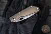 Strider Knives SnG- Drop Point- CC Performance- Antique Bronze Titanium Handle- Stonewash Magnacut Blade