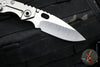 Mick Strider SnG Folder- Drop Point- OD Green Rifle Pattern G-10/ Stonewash Titanium- Stonewash Blade