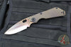 Strider Knives SnG- Drop Point- Special Anodized Double Titanium Gunner Grip Handle- Thermal Color Finished Magnacut Blade