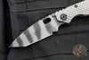 Strider Knives SnG- Tanto Edge- Double Titanium Gunner Grip Handle- Tiger Stripe Magnacut Blade