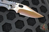 Strider Knives SnG- Clip Point- CC- Special Anodized Double Titanium Gunner Grip Handle- Thermal Color Finished Magnacut Blade