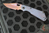 Strider Knives SnG- Clip Point- CC- Special Anodized Double Titanium Gunner Grip Handle- Thermal Color Finished Magnacut Blade