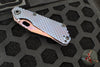 Strider Knives SnG- Clip Point- CC- Special Anodized Double Titanium Gunner Grip Handle- Thermal Color Finished Magnacut Blade