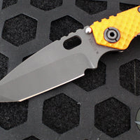 Mick Strider SnG Folder- Tanto Edge- Orange Gunner Grip G-10- Stonewash Gunner Grip Titanium- Black Magnacut Steel Blade