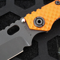 Mick Strider SnG Folder- Tanto Edge- Orange Gunner Grip G-10- Stonewash Gunner Grip Titanium- Black Magnacut Steel Blade