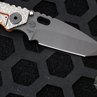 Mick Strider SnG Folder- Tanto Edge- Orange Gunner Grip G-10- Stonewash Gunner Grip Titanium- Black Magnacut Steel Blade