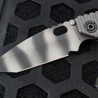 Strider Knives SnG- Performance- Tanto Edge- Double Flamed Titanium Handle- Tiger Stripe Magnacut Blade