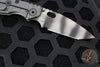 Strider Knives SnG- Performance- Tanto Edge- Double Flamed Titanium Handle- Tiger Stripe Magnacut Blade