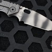 Strider Knives SnG- Performance- Tanto Edge- Double Flamed Titanium Handle- Tiger Stripe Magnacut Blade