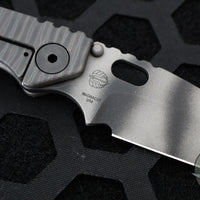 Strider Knives SnG- Performance- Tanto Edge- Double Flamed Titanium Handle- Tiger Stripe Magnacut Blade