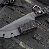 Strider Knives WP Fixed Blade- Drop/Clip Point- Bastinelli Knives Cord Wrapped Handle with Menuki