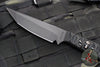 Strider Knives WP Fixed Blade- Tanto Edge- Black with Bastinelli Knives Cord wrapped Handle with Menuki