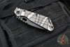 Mick Strider Performance Series SMF Folder- Drop Point- Slotted Ghost Flamed Titanium Handle- Black Magnacut Blade