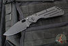 Mick Strider Performance Series SMF Folder- Black Slotted Titanium Handle- Black Finished Magnacut Blade- Black Hardware