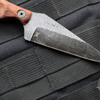 Stroup Knives Bravo 5- Wood Handle- Black Worn Finished Blade B5-WOOD