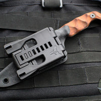 Stroup Knives Bravo 5- Wood Handle- Black Worn Finished Blade B5-WOOD