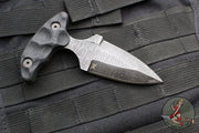 Stroup Knives Push Dagger- Black G-10 Handle- Black Worn Finish SD1-BLACK-G10