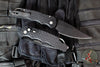 Protech Tactical Response 4 Auto Knife- Black Feather Texture Handle- Black DLC MagnaMax Plain Edge Blade- Safety T4106 F MM