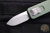 Terrain 365 CAS OTF- Green Aluminum Handle- Bead Blast Terravantium Blade