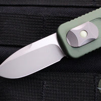 Terrain 365 CAS OTF- Green Aluminum Handle- Bead Blast Terravantium Blade