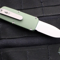 Terrain 365 CAS OTF- Green Aluminum Handle- Bead Blast Terravantium Blade