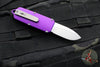 Terrain 365 CAS OTF- Purple Aluminum Handle- Bead Blast Terravantium Blade CAS-PURP