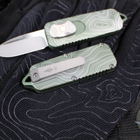 Terrain 365 CAS OTF- Topo Green Aluminum Handle- Bead Blast Vanax Blade