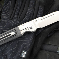 Terrain 365 Invictus-ATB Slim Profile Folder - Carbon Fiber- Titanium Bolster