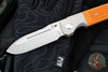 Terrain 365 Invictus-ATB Slim Profile Folder - Orange G-10- Titanium Bolster