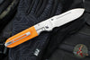 Terrain 365 Invictus-ATB Slim Profile Folder - Orange G-10- Titanium Bolster