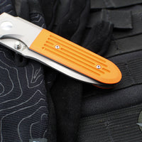 Terrain 365 Invictus-ATB Slim Profile Folder - Orange G-10- Titanium Bolster