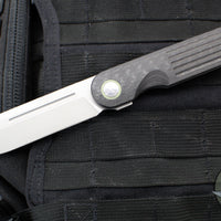 Terrain 365 Narwhal-AT Flipper- Carbon Fiber And Titanium Handle- Terravantium Blade