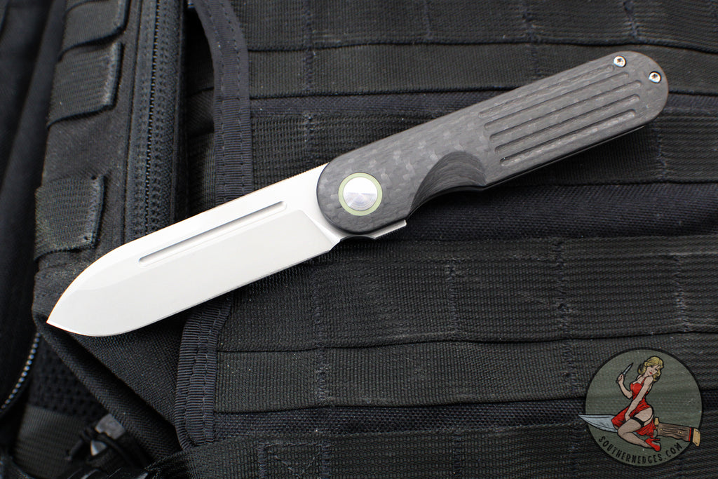 Terrain 365 Narwhal-AT Flipper- Carbon Fiber And Titanium Handle- Terravantium Blade