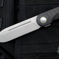 Terrain 365 Narwhal-AT Flipper- Carbon Fiber And Titanium Handle- Terravantium Blade