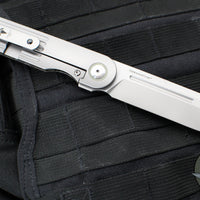 Terrain 365 Narwhal-AT Flipper- Dark Matter Fat Carbon Fiber And Titanium Handle- Terravantium Blade