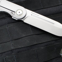 Terrain 365 Narwhal-AT Flipper- Dark Matter Fat Carbon Fiber And Titanium Handle- Terravantium Blade